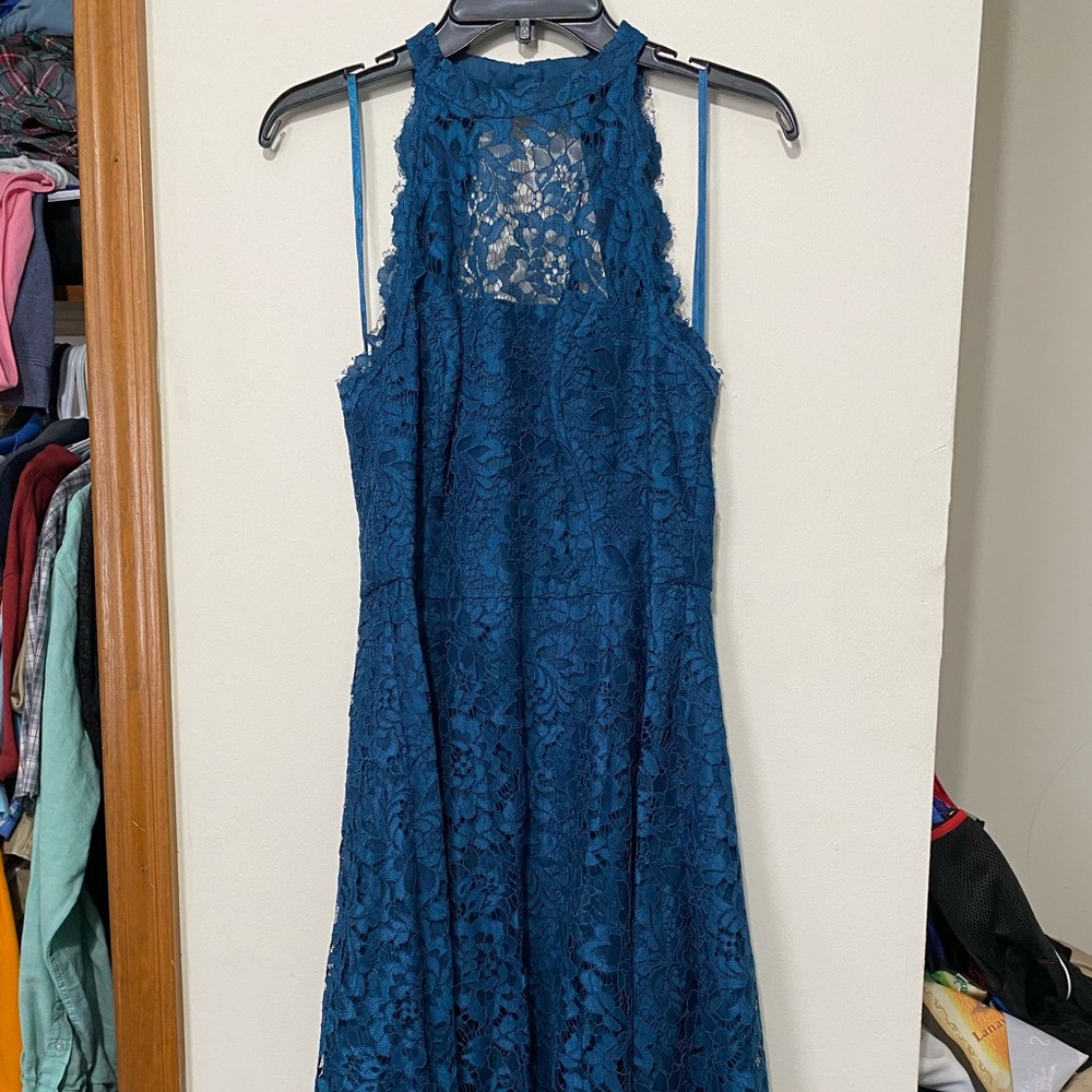 Blue Lace Eliza J size 8 dress